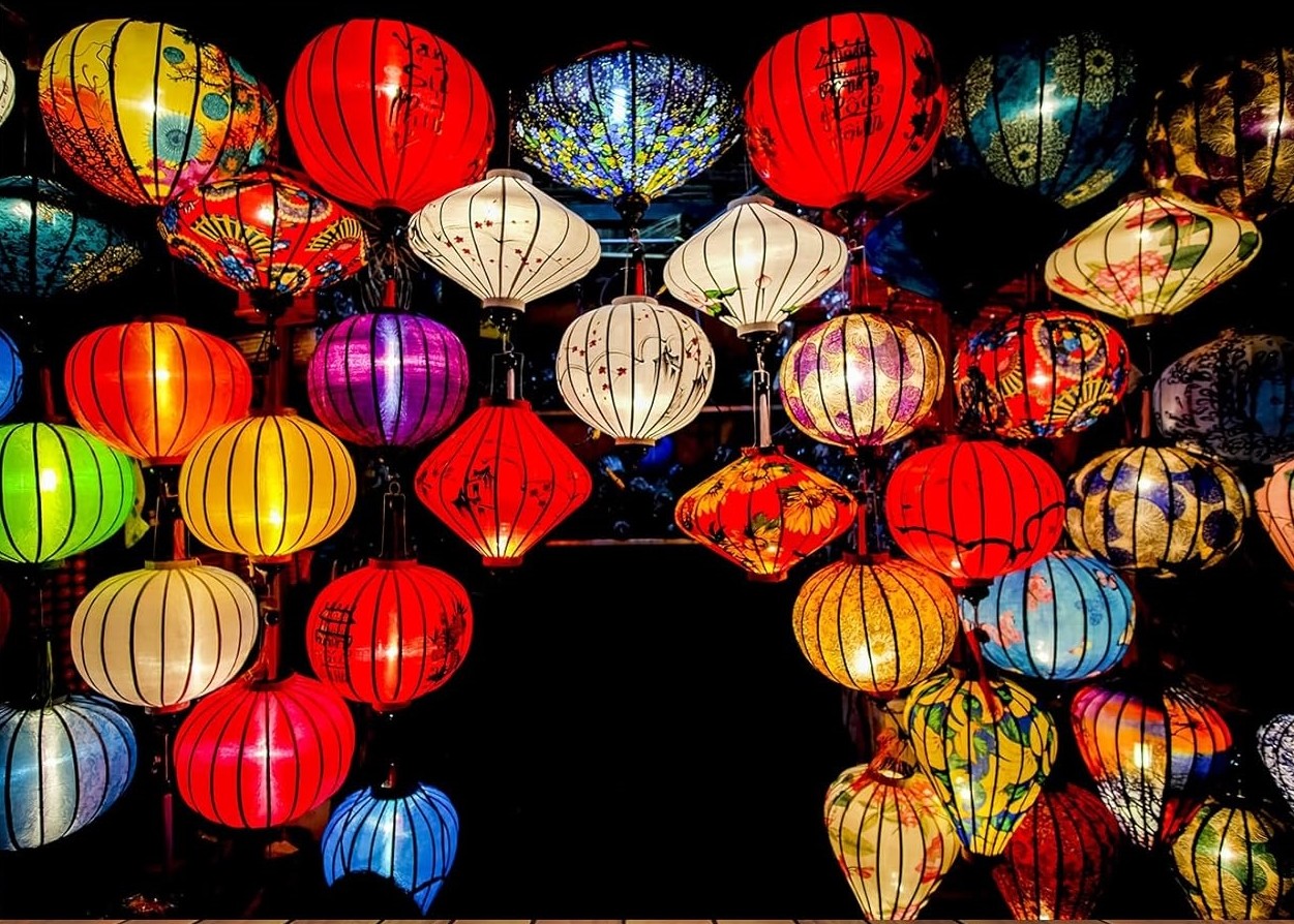 Photography Vietnam - Colorful Lanterns Vietnam Vietnamese New Year