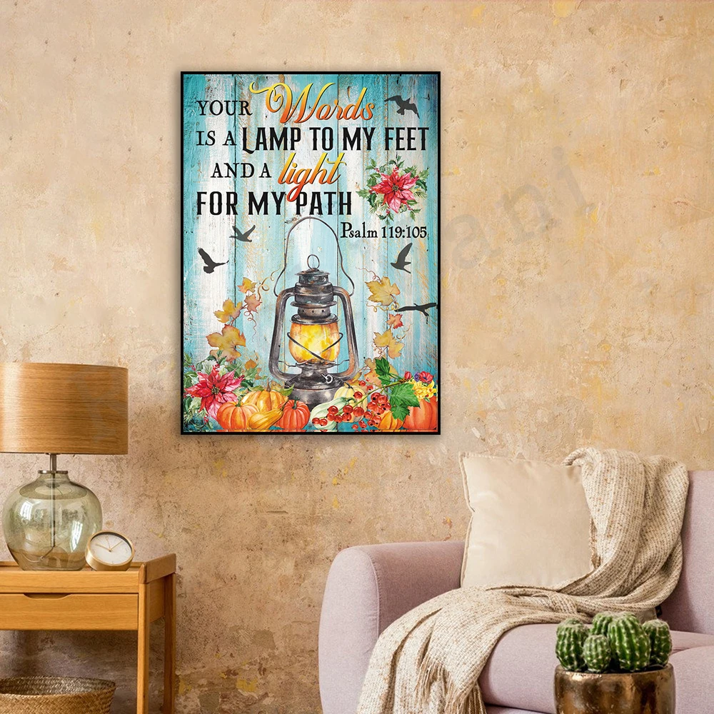 Photography Word - Your word is a lamp to