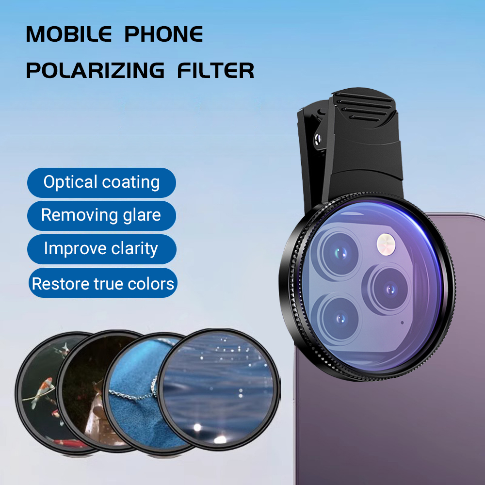 Photography Xiaomi - 52MM Mobile Phone Lens Universal Polarizer