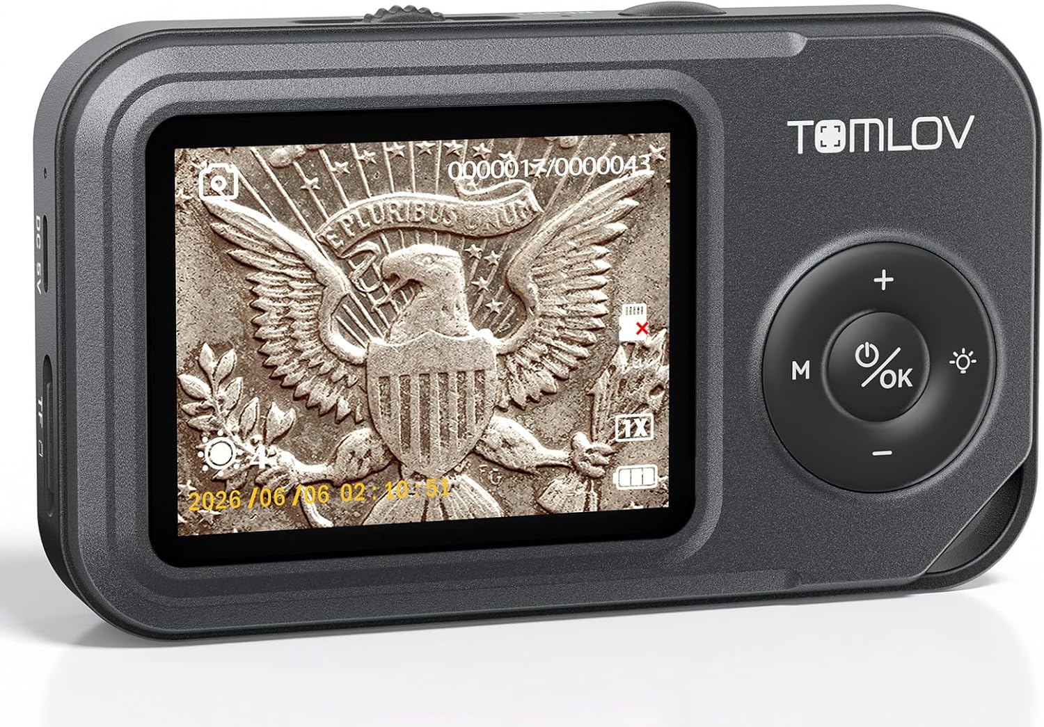 Photography Zoom - TOMLOV Digital Microscope Handheld Adjustable Focus