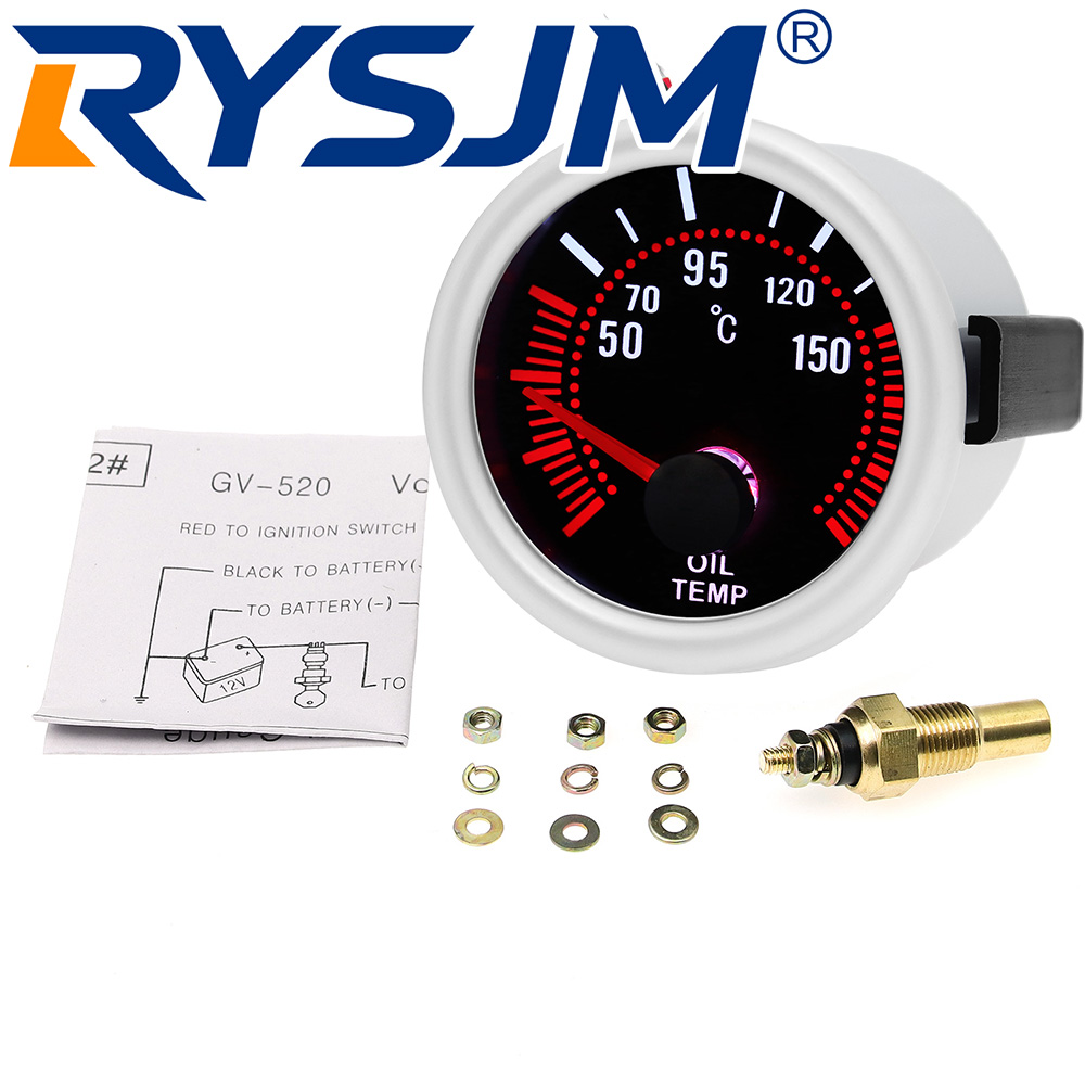Light Meter Incident - 50-150℃ 52MM Oil Temperature Gauge with