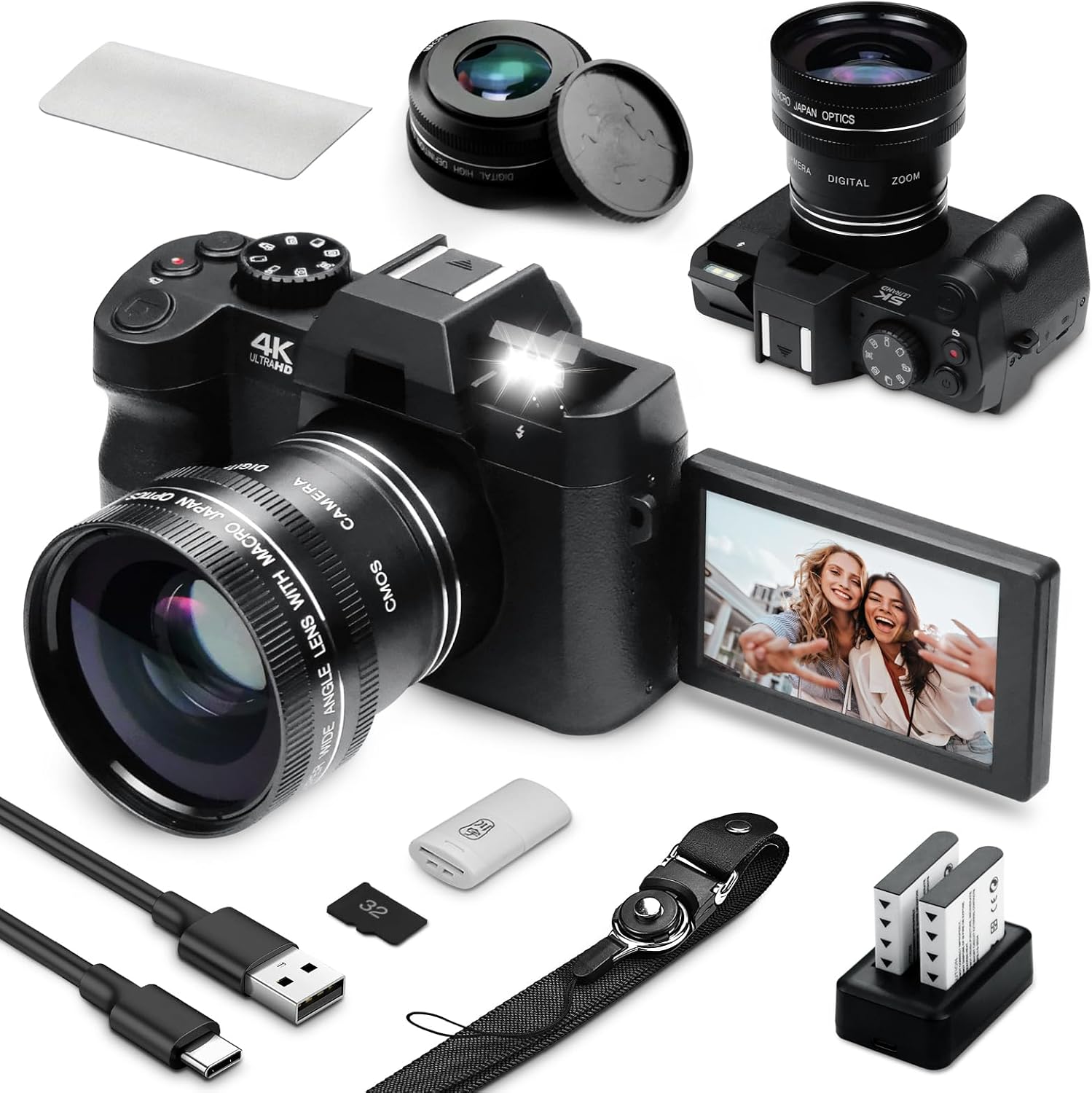 Photography Zoom - 48MP Digital Camera with WiFi and