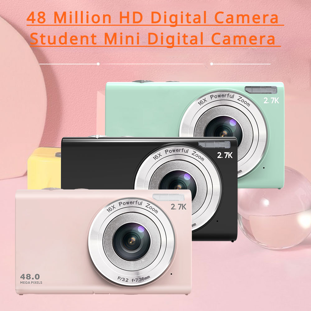 Photography Zoom - 16x Zoom Compact 48MP Cameras HD