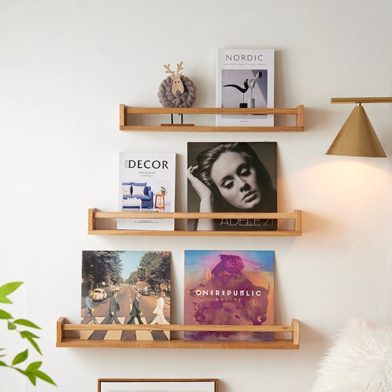 Photography Magazine - Kitchen Spice Organizer, Solid Wood Wall