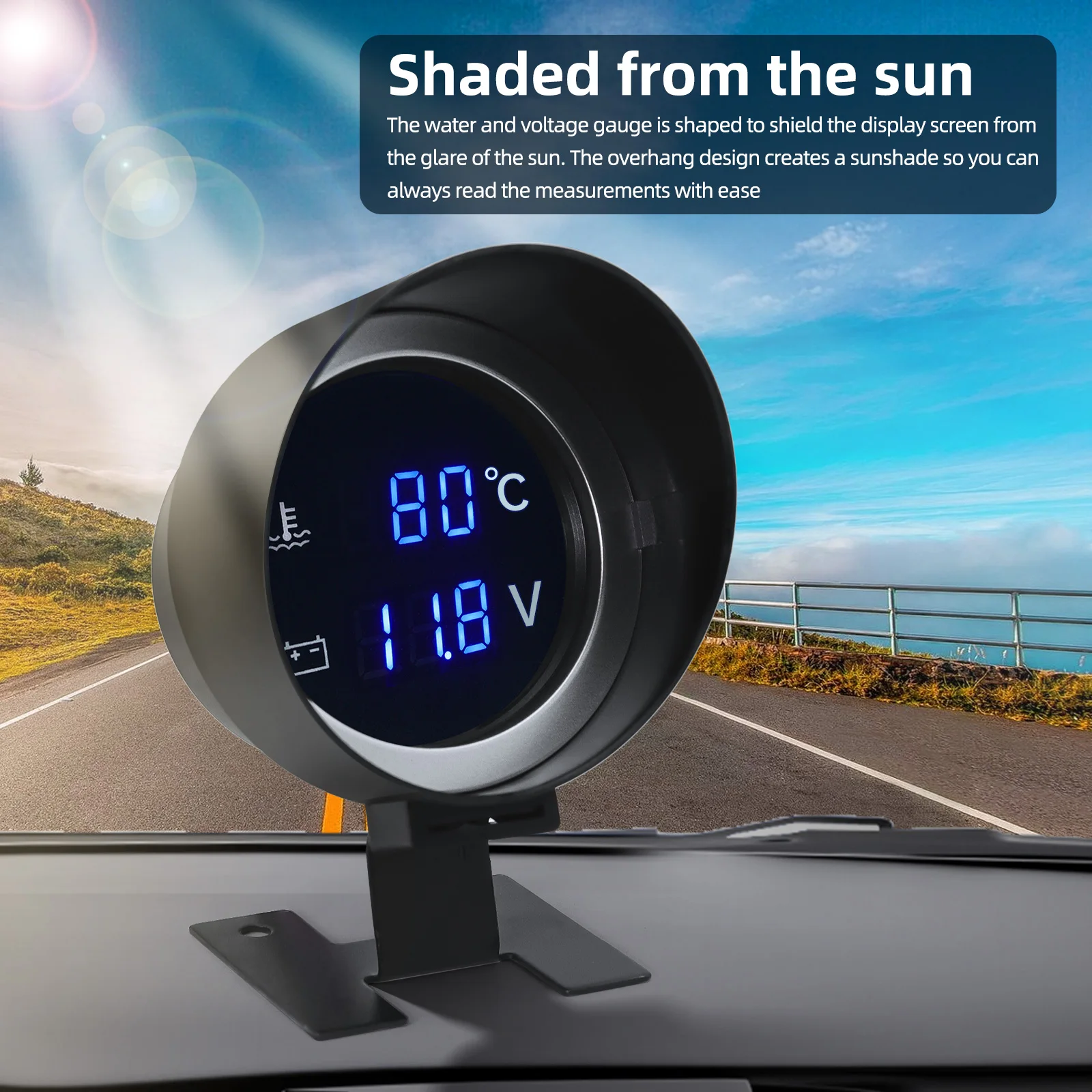 2 in 1 Round LED Digital Water - Light Meter Incident 评论和价格