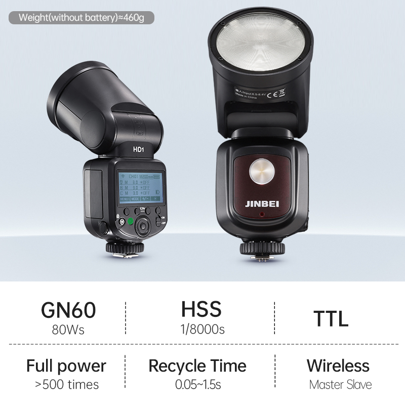 JINBEI HD-1Round-head HSS Spee - Photography Camera 评论和价格