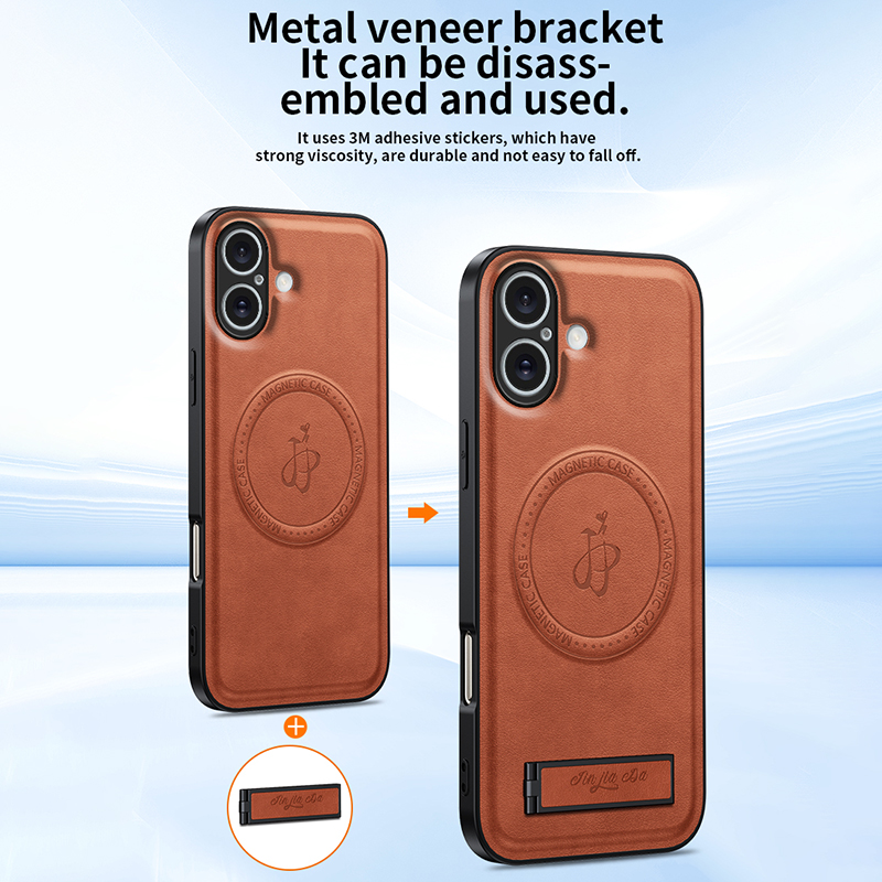 Luxury Leather Stand Phone Cas - Photography Xiaomi 评论和价格