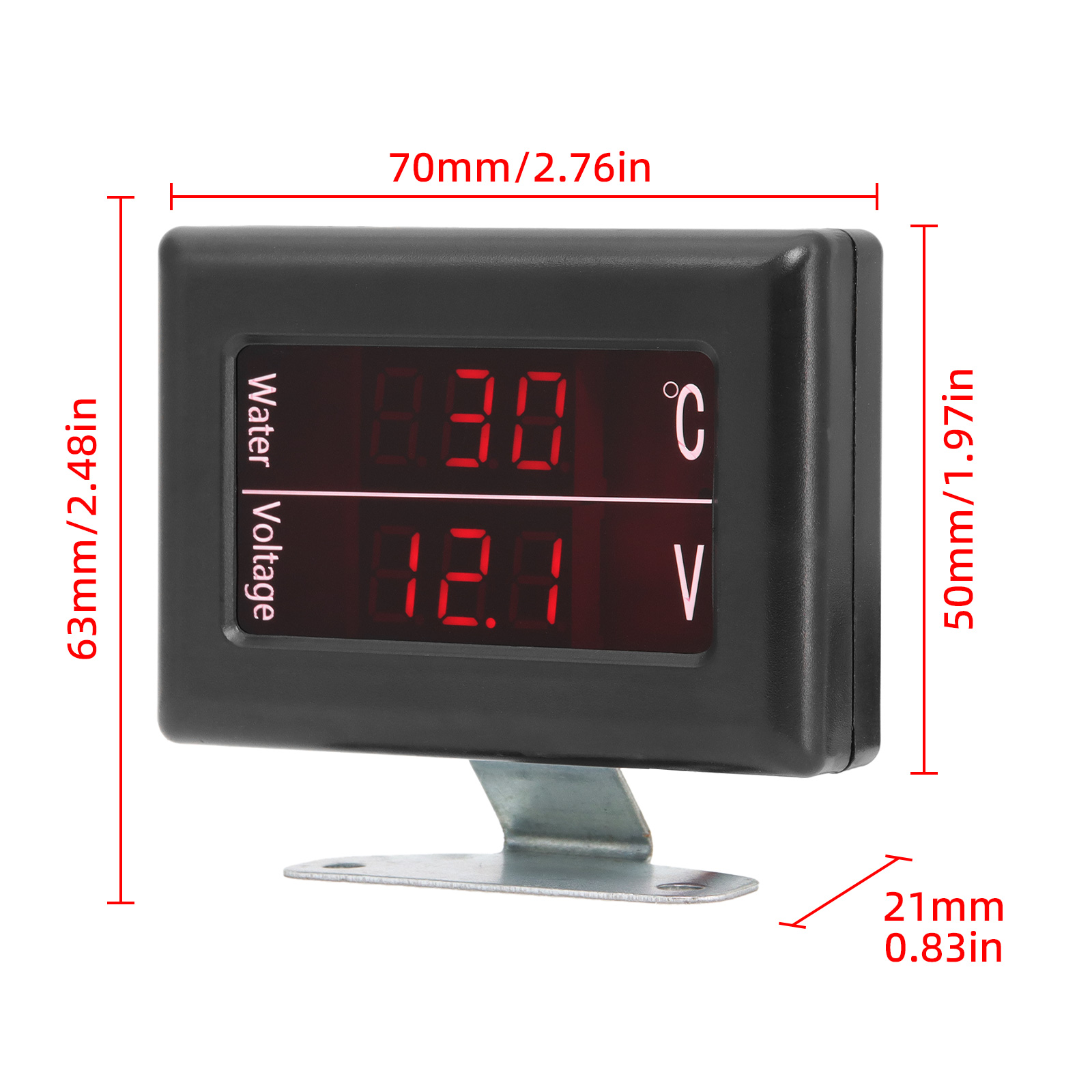 2 In 1 Car LED Digital Gauge W - Light Meter Incident 评论和价格