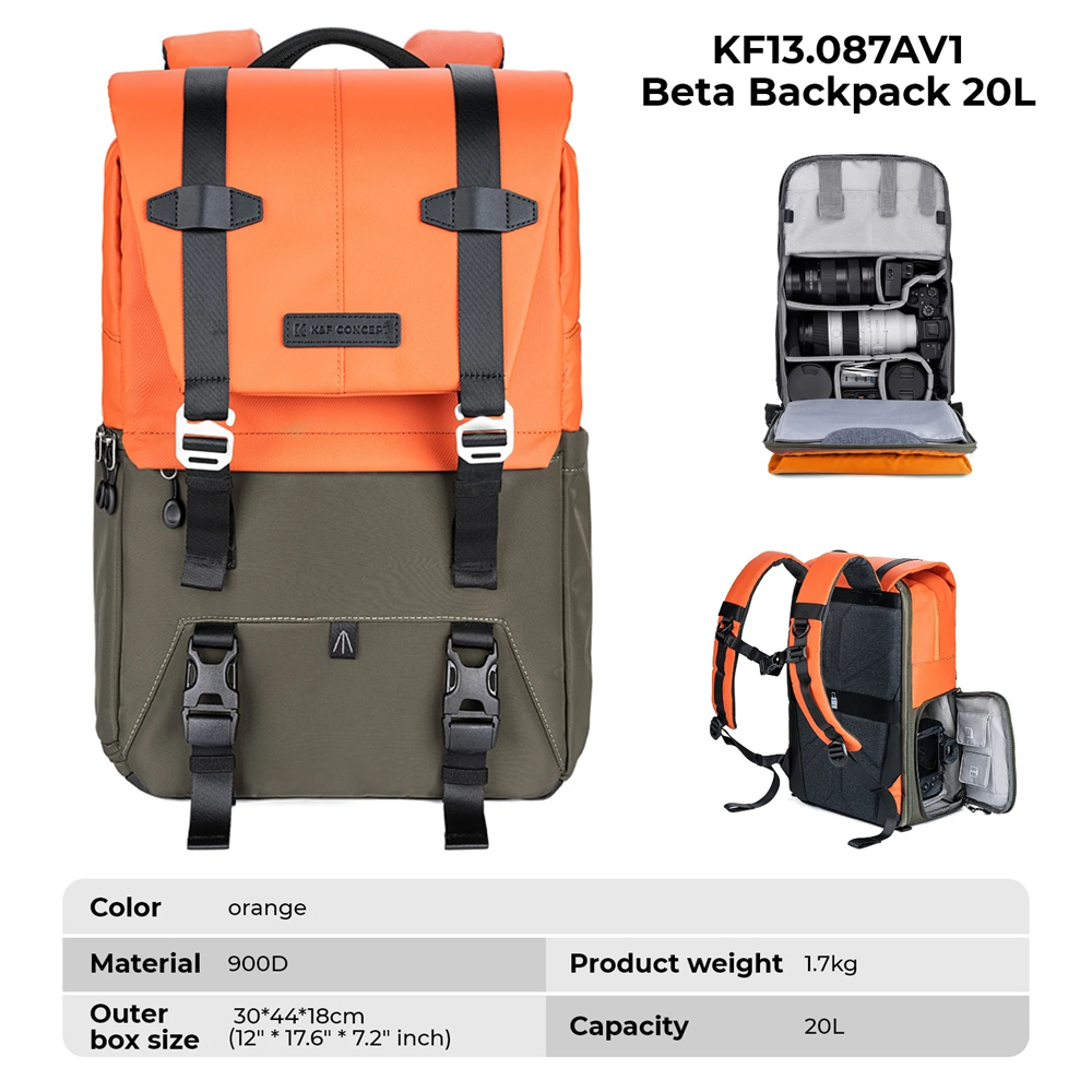 K&F CONCEPT Camera Backpack Tr - Photography Camera 评论和价格