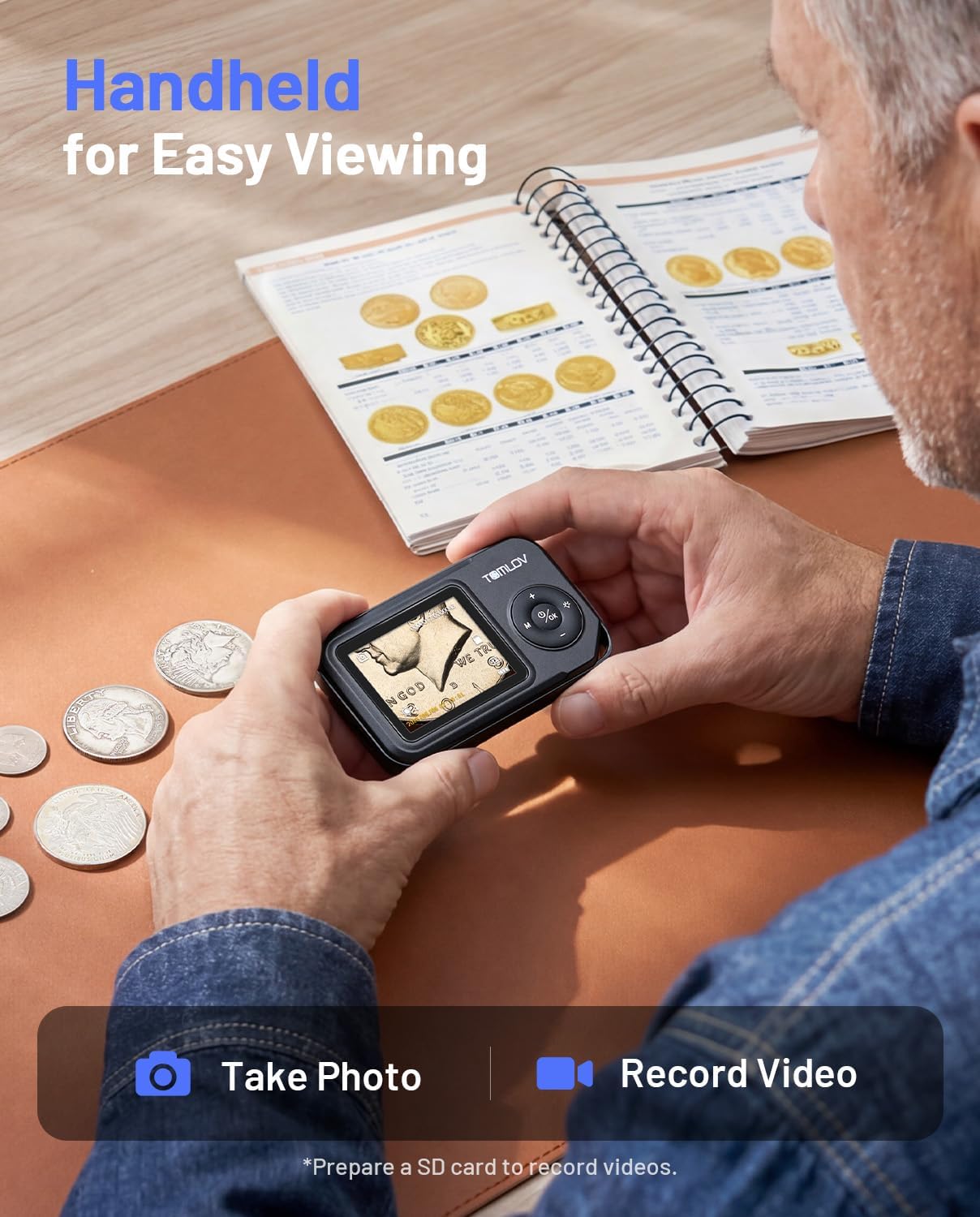 TOMLOV Digital Microscope Hand - Photography Zoom 评论和价格