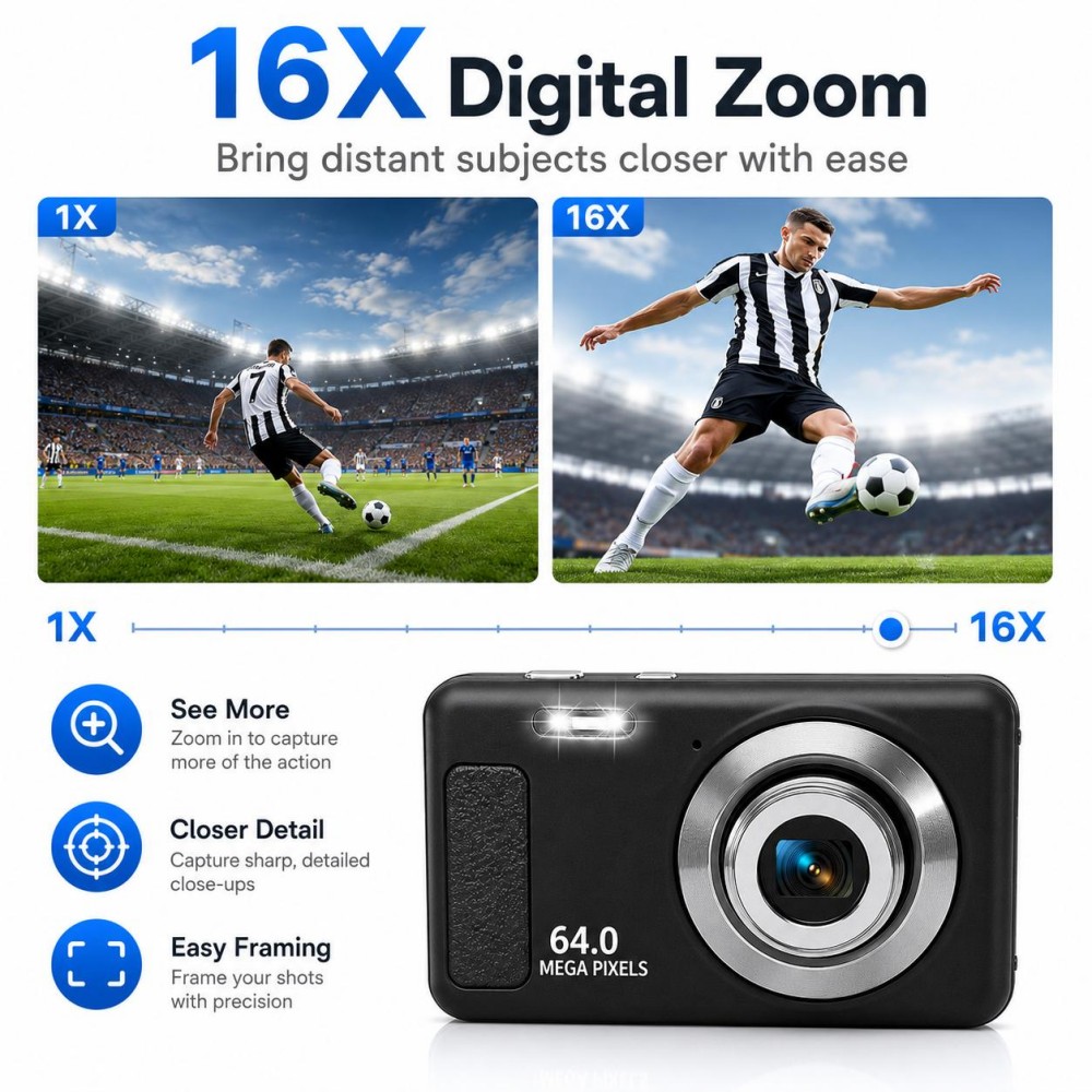 4K Ultra HD Portable Digital C - Photography Zoom 评论和价格