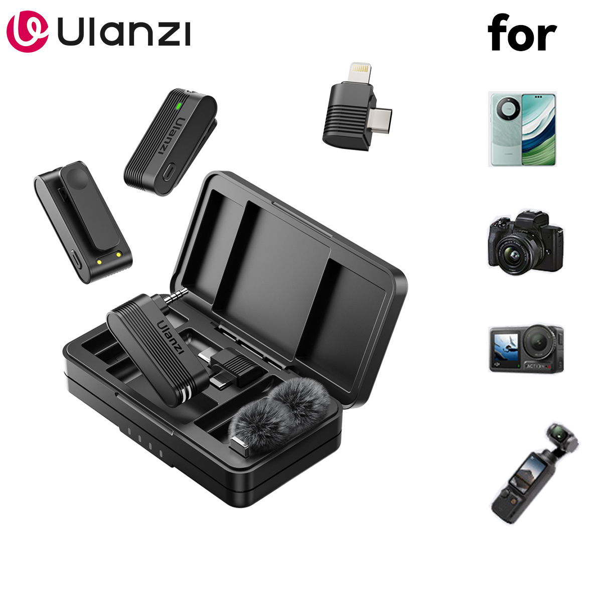 Ulanzi A100 Microphone Smartph - Photography Xiaomi 评论和价格