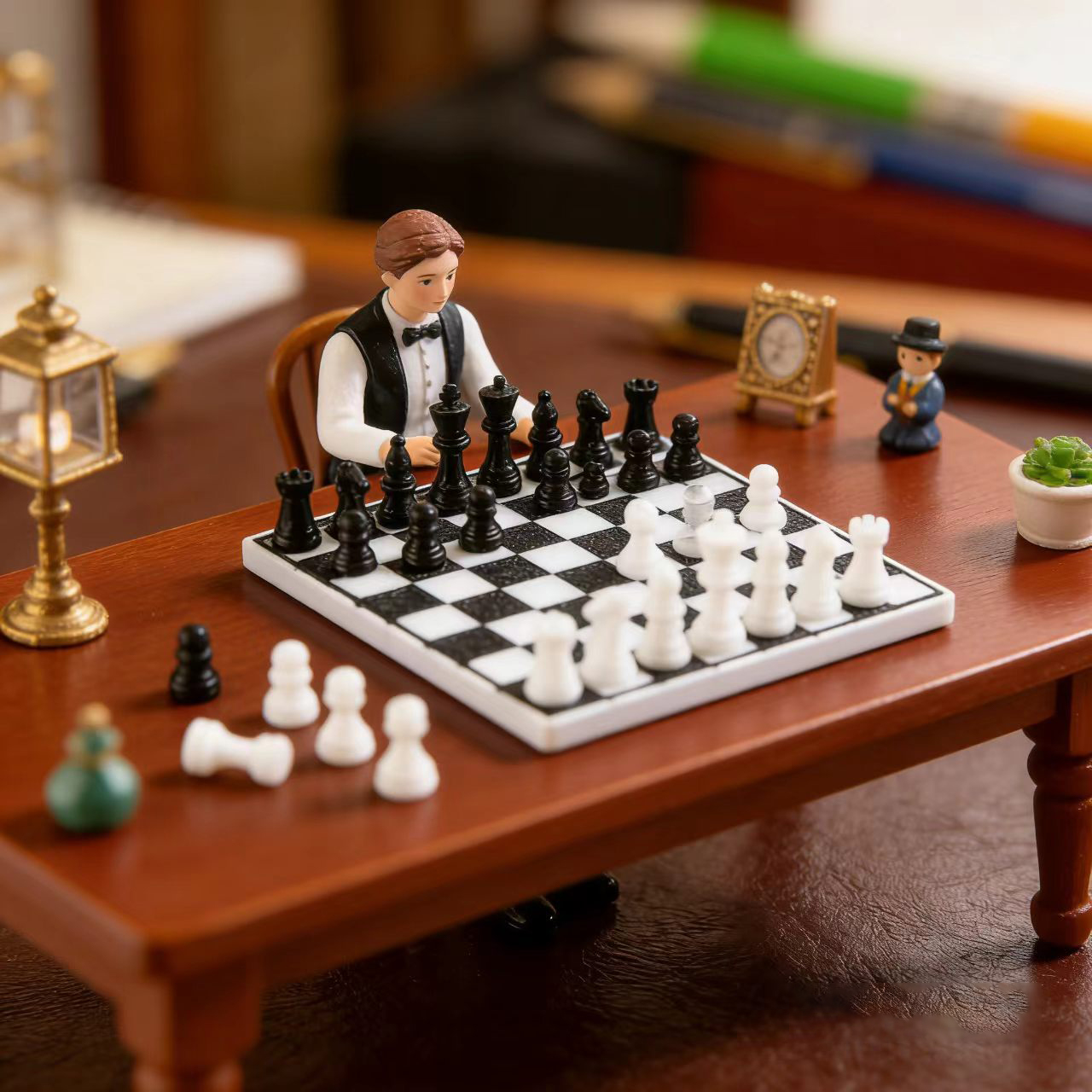 1set/Miniature black and white - Photography Product 评论和价格