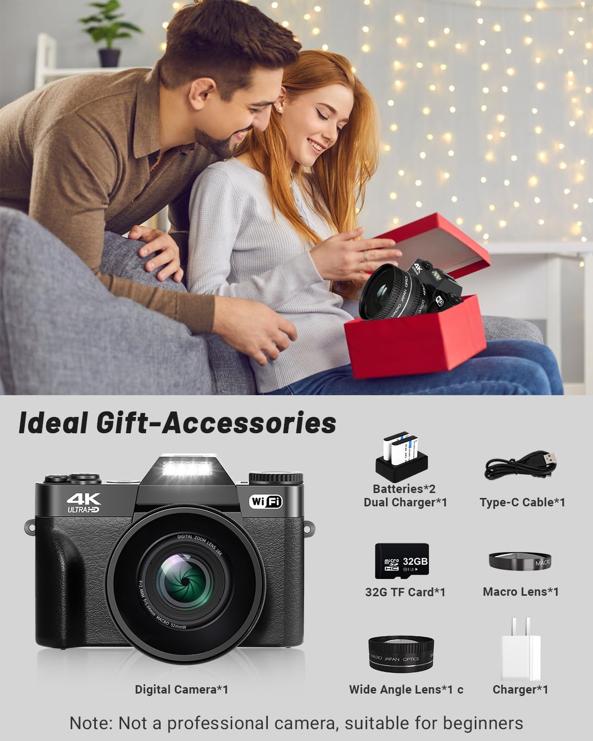 Digital Camera for Vlogging an - Photography Zoom 评论和价格