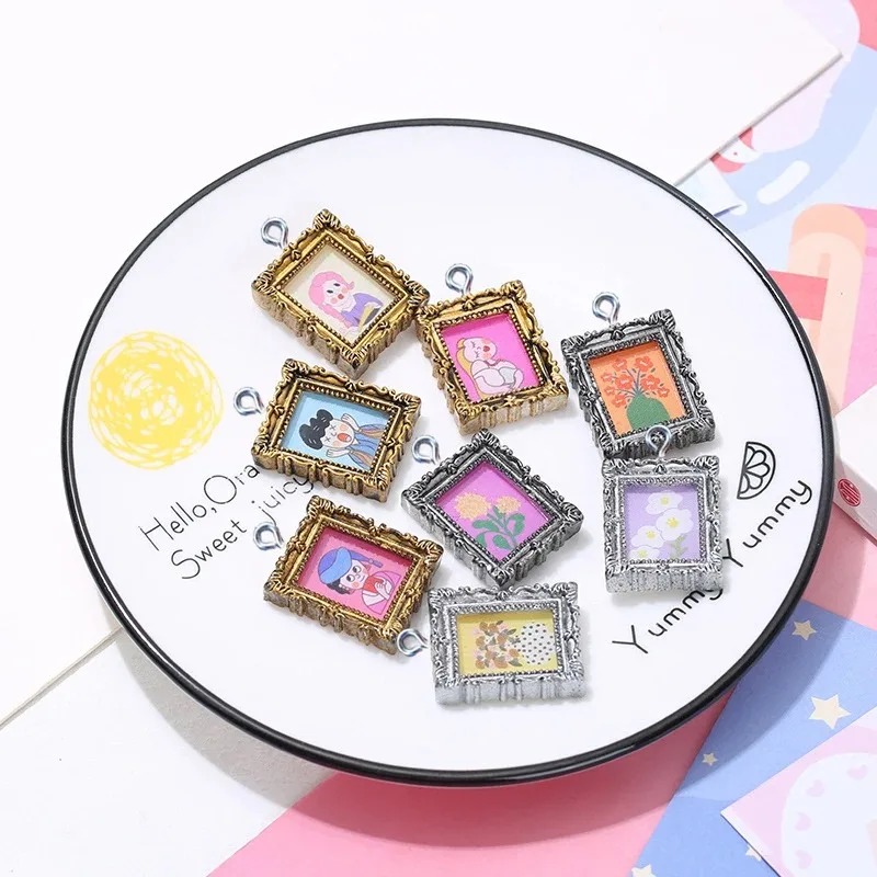 10Pcs Flatback Cabochon Vintag - Photography Exhibition 评论和价格