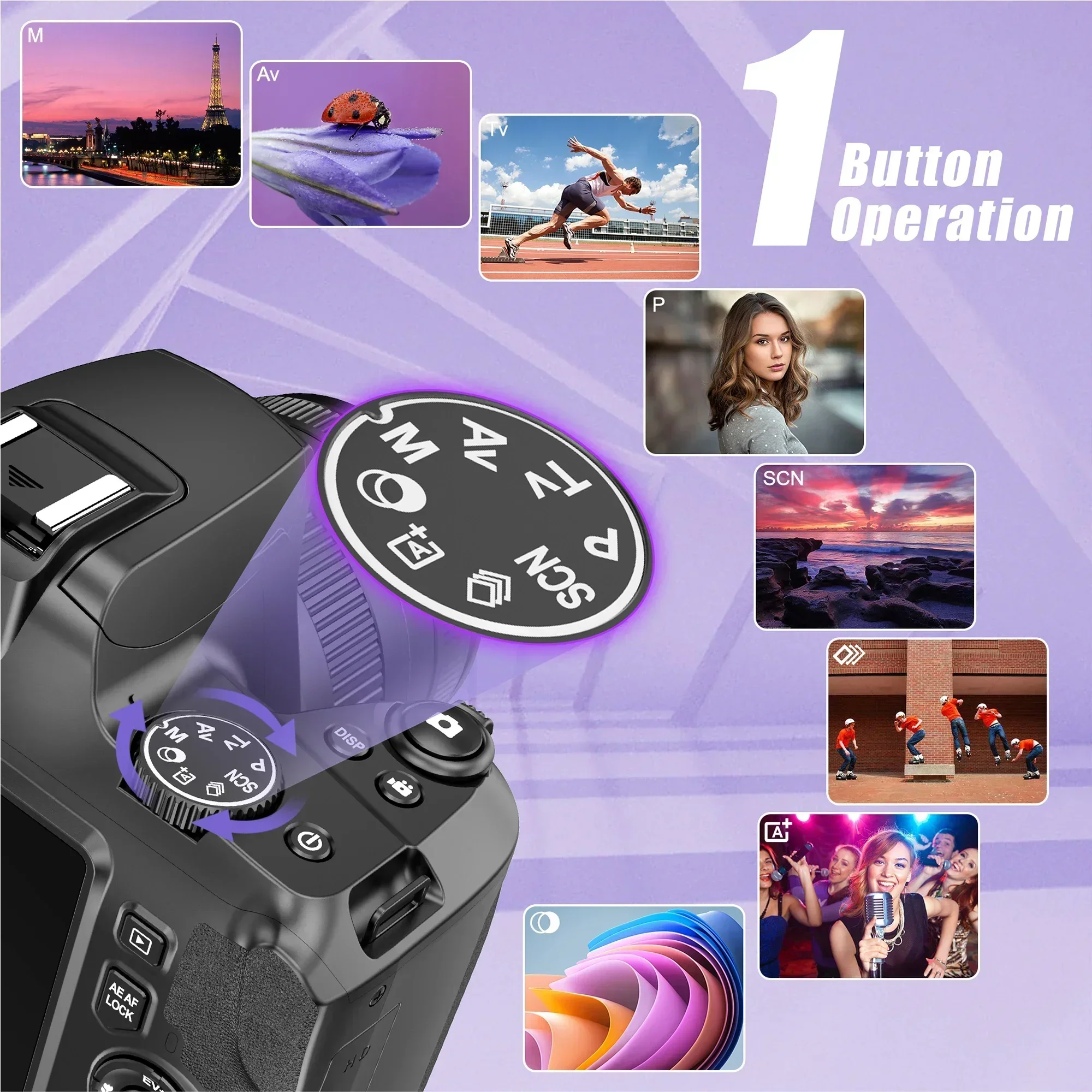 4K Digital Camera for Photogra - Photography Zoom 评论和价格