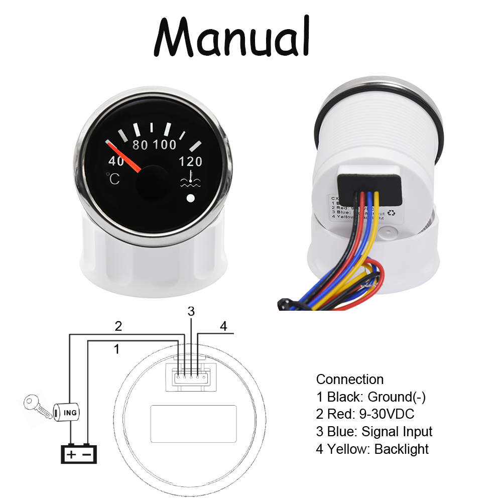 Auto Car Water Temp Gauge for  - Light Meter Incident 评论和价格