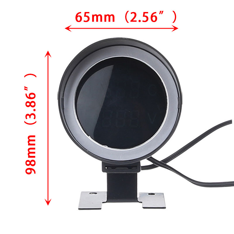 Round 2 in 1 LED Digital Car T - Light Meter Incident 评论和价格
