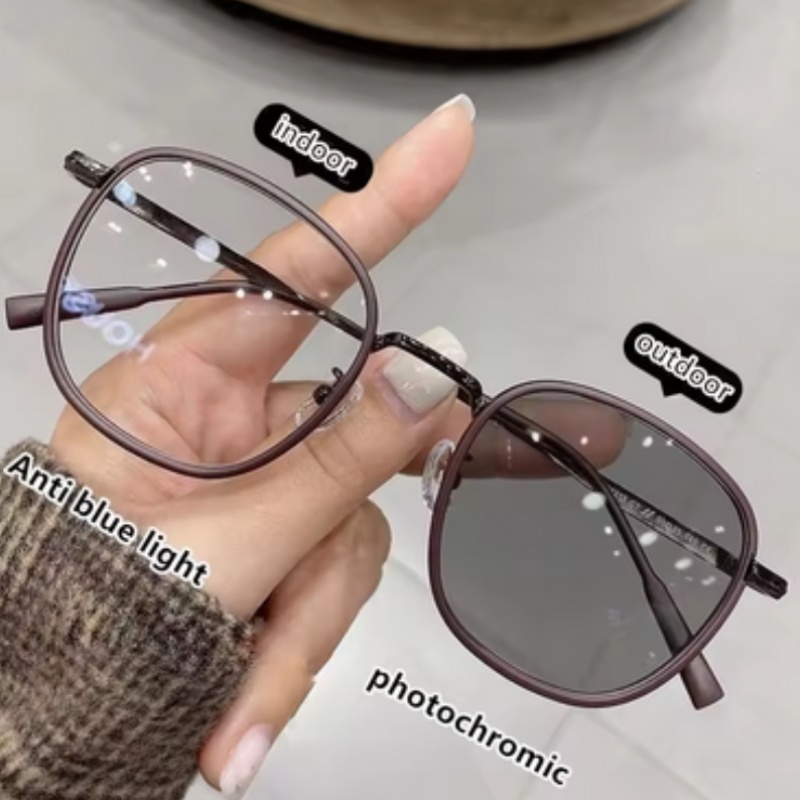 2 Pairs of Retro Square Metal  - Photography Street 评论和价格