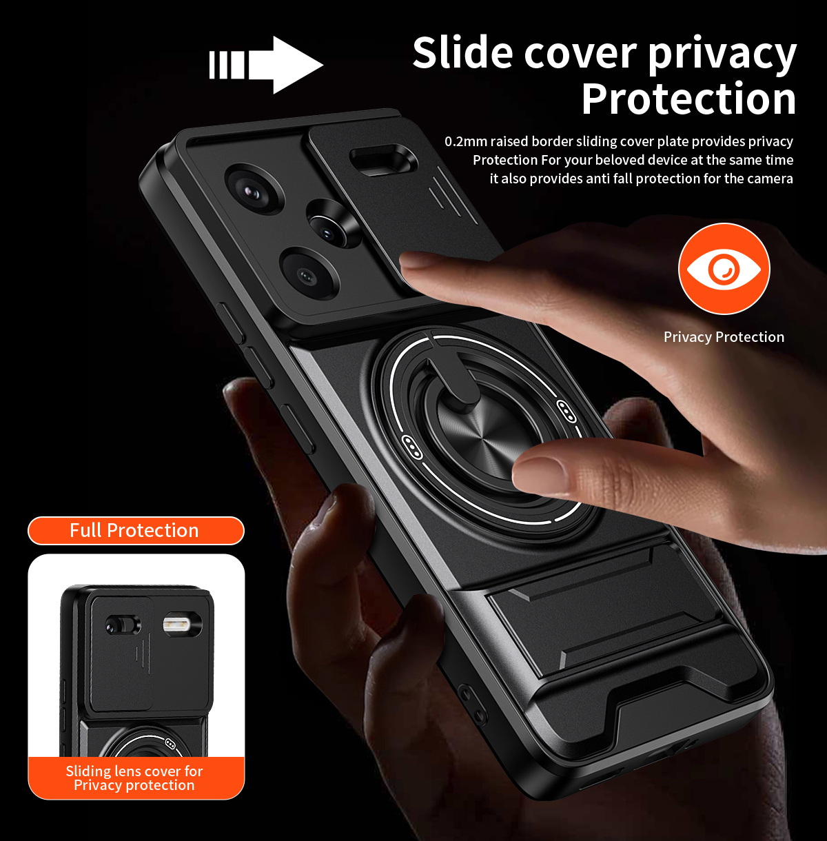 Lens Slide Camera Phone Case f - Photography Xiaomi 评论和价格