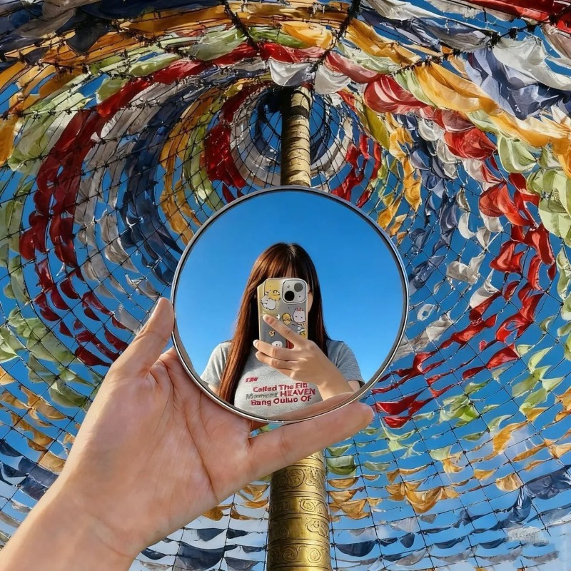 Portable Round Convex Mirror H - Photography Product 评论和价格