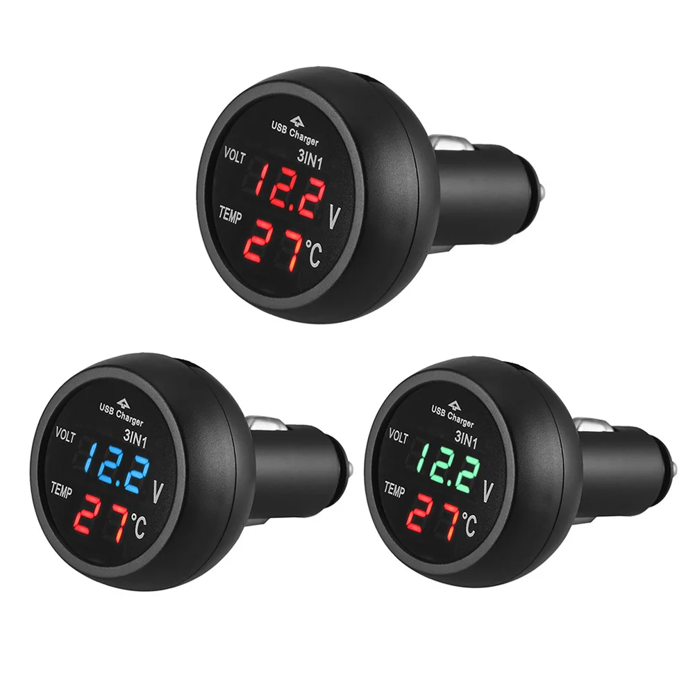 3 in 1 12/24V Car Volt Meter W - Light Meter Incident 评论和价格