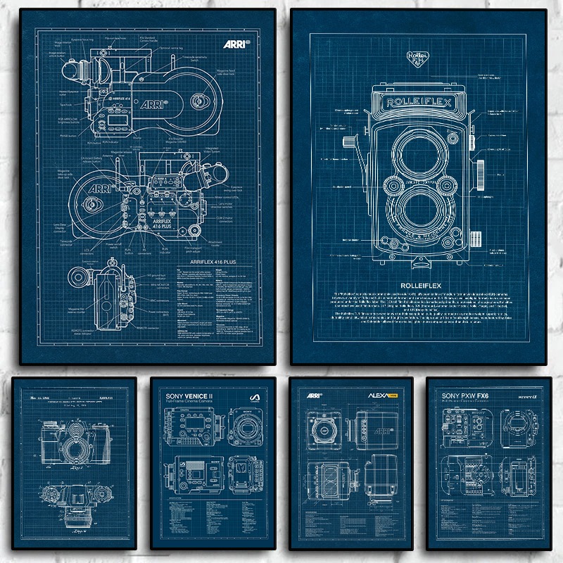 Vintage Leica Camera Blueprint - Photography Camera 评论和价格