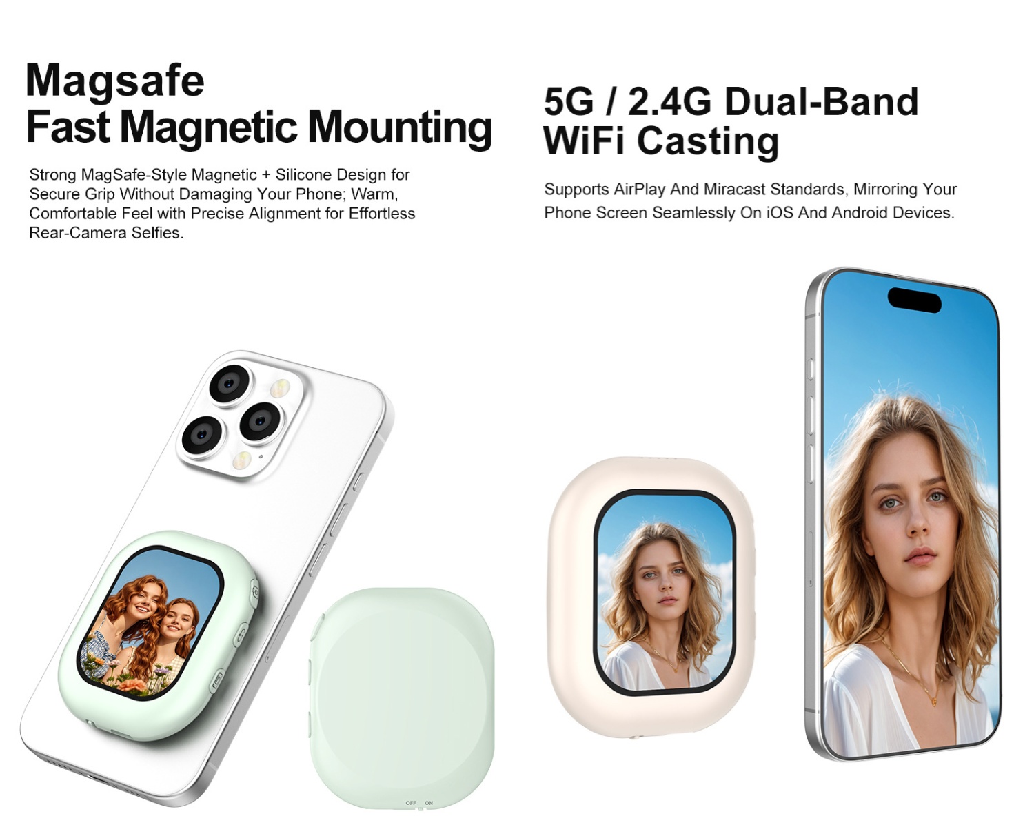 Wireless Mini Magnetic Selfie  - Photography Camera 评论和价格